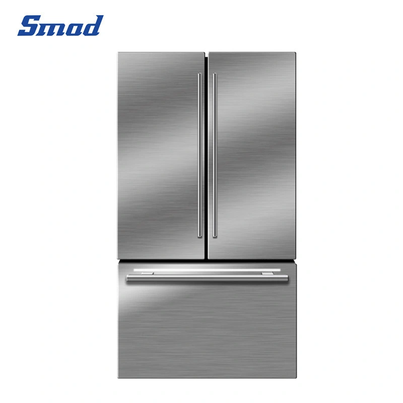 Smad 20.7 Cu. FT Home Fridge French Door Refrigerator with Automatic Ice Maker