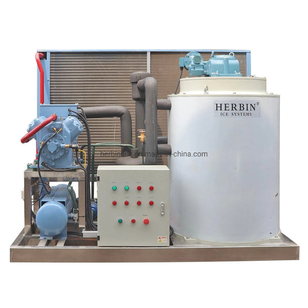 Water Cooling Flake Ice Making Machine/3t Snow Commerical Flake Ice Machine