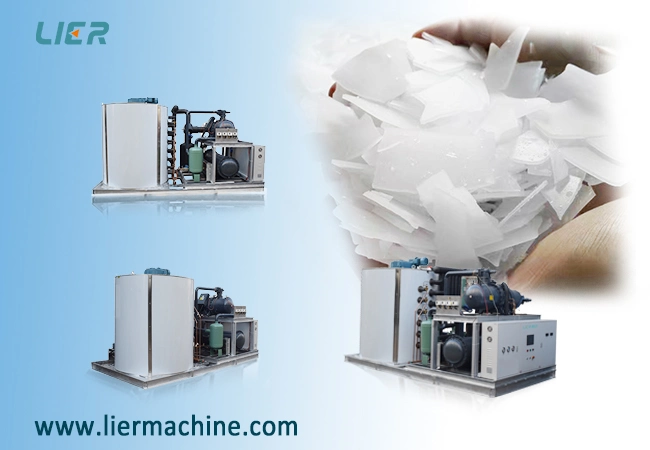 Complete Serial Flake Ice Maker Machine 1ton to 60tons Ice Systems