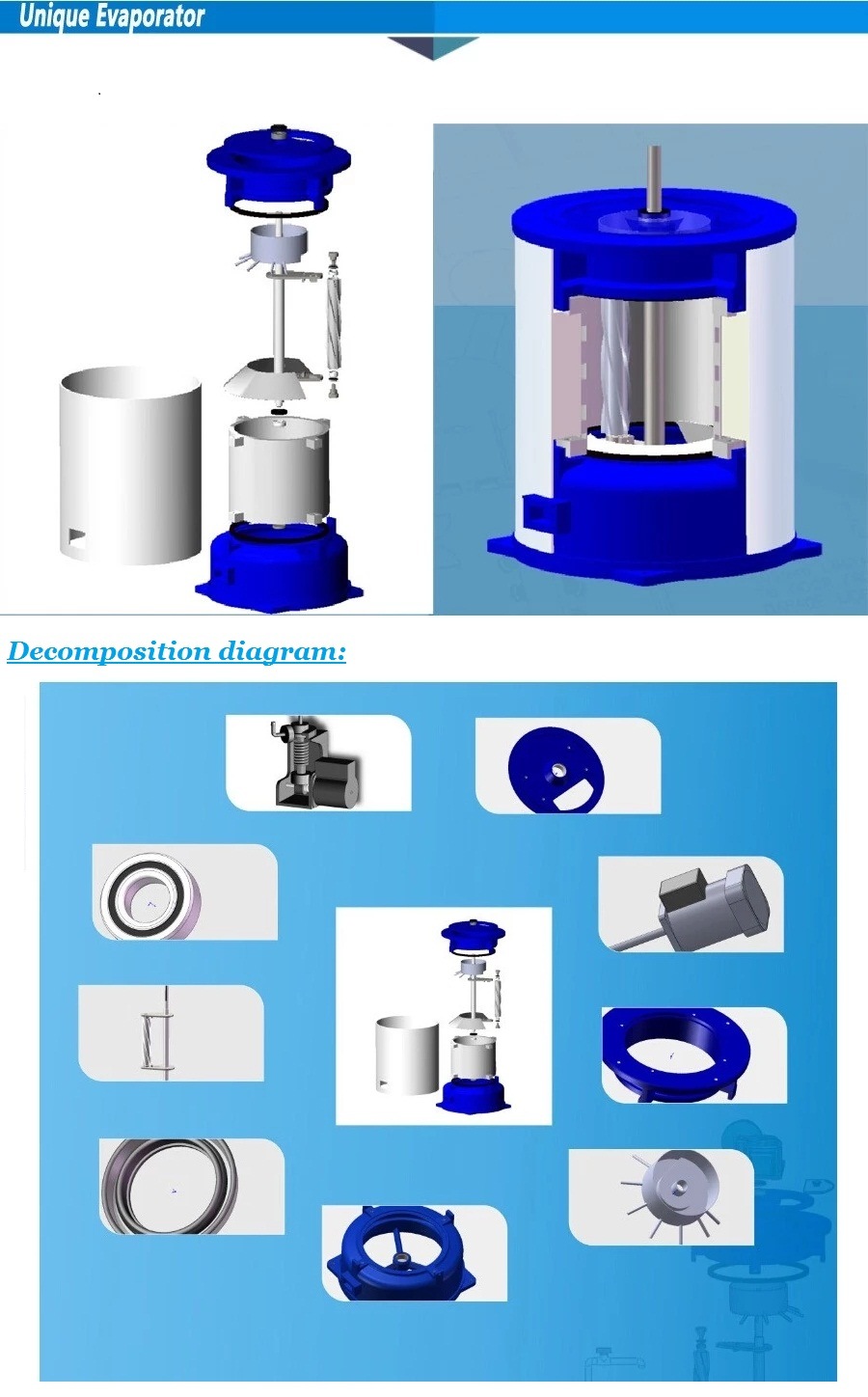 Ecoice 1ton/24h Commercial Range Ice Flaker Evaporator