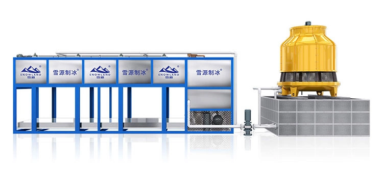 3 Ton Air-Cooled Integrated Commercial Ice Block Machine