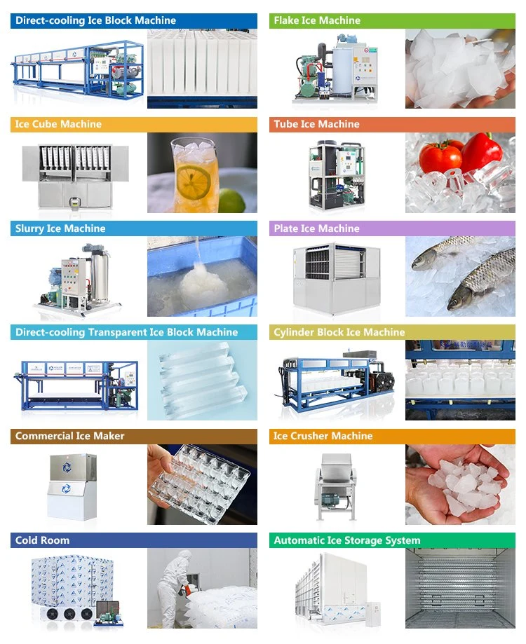 10 Tons/Day Automatic Block Ice Machine for 25kg/50kg/100kg Block Ice