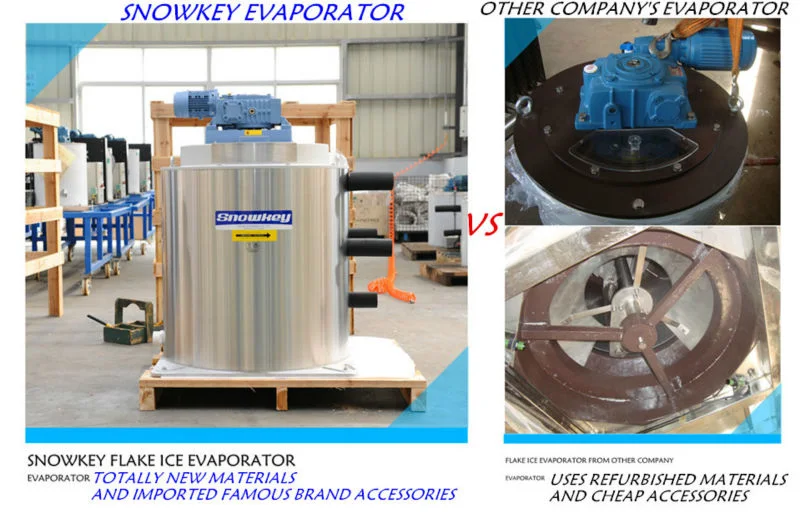Snowkey Small Size Ice Machine Flake Ice Machine for Commercial