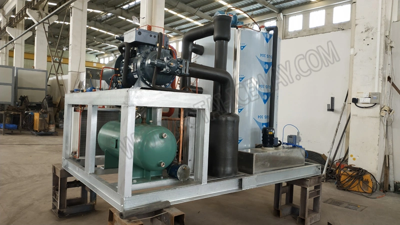 2019 Hot Sale 10 Tons Capacity Ice Flake Machine with Screw Compressor