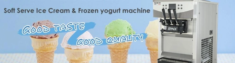Space Fast Cooling Sorbet Making Batch Counter Top 220V Ice Cream Machine