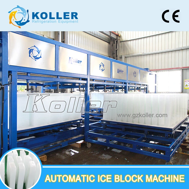 15 Tons/Day Automatic Block Ice Machine Direct Cooling Type Automatic Ice Harvest