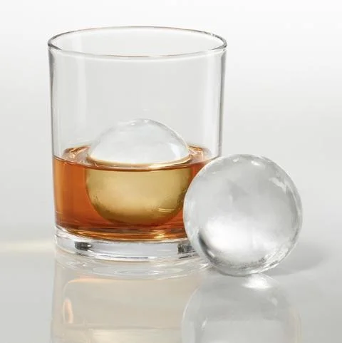 Ice Ball Mold Maker, 2 Hole Round Mold Sphere Shape, Round Ice, Slow Melting Ice for Whiskey, Bourbon and Cocktails in Bars Party Ice Cube Maker Esg12199