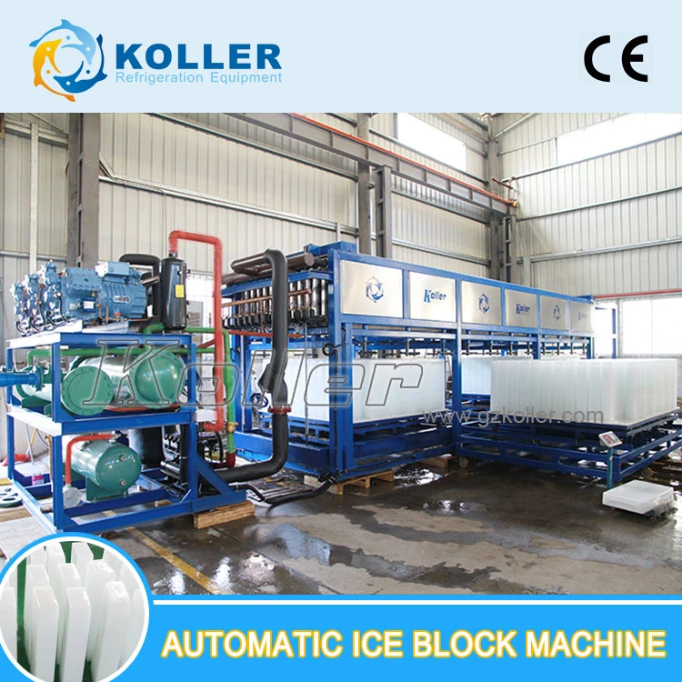 15 Tons/Day Automatic Block Ice Machine Direct Cooling Type Automatic Ice Harvest