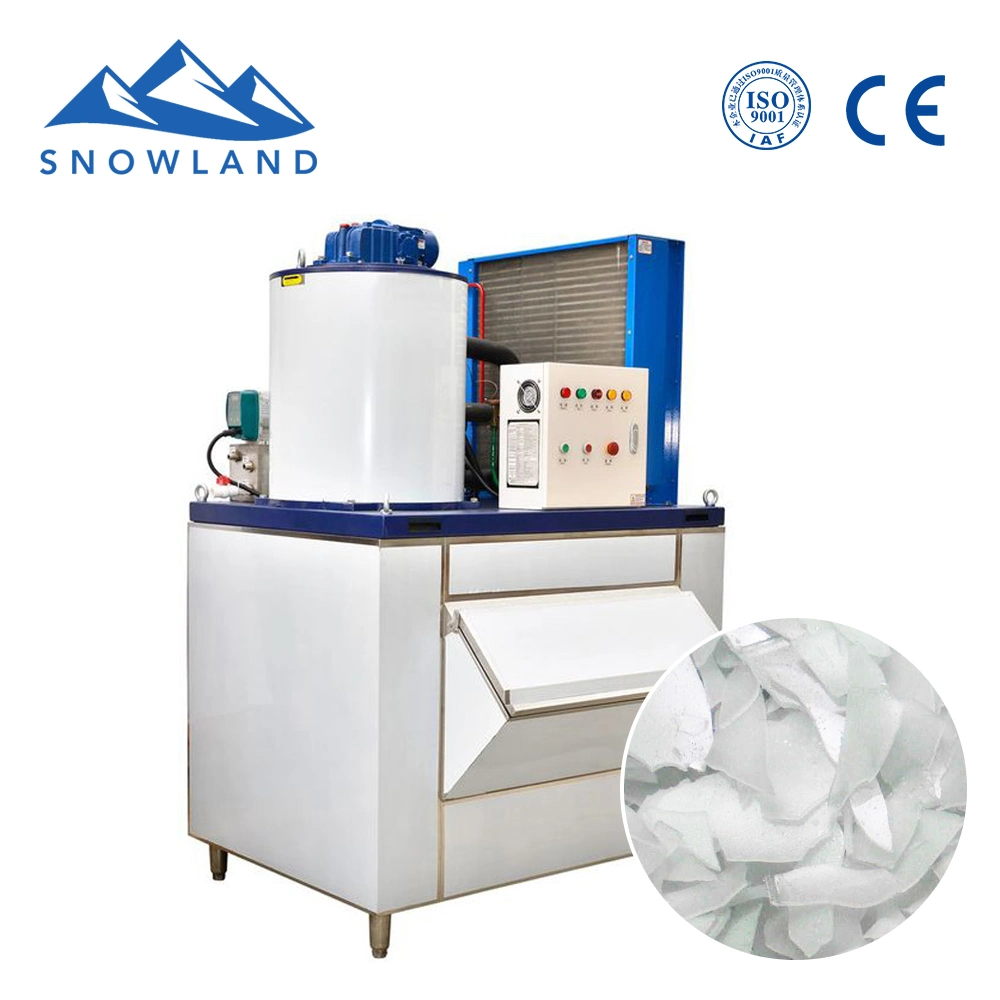 Industrial Fully Automatic Ice Flake Ice Cube Ice Tube Making Machine for Seafood