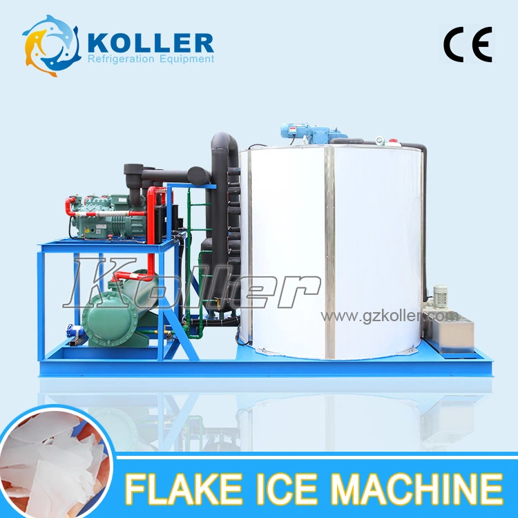 Koller Big Capacity Commercial Flake Ice Machine for Fisher (30 Tons/Day)