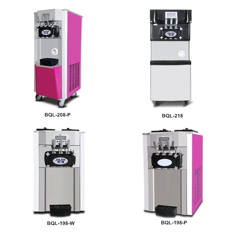 Commercial 3 Flavors Counter Top Soft Serve Ice Cream Making Machine