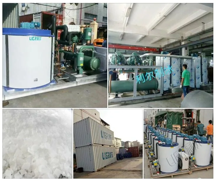5ton Seawater Flake Ice Machine Generator or Freshwater Flake Ice Machine Evaporator