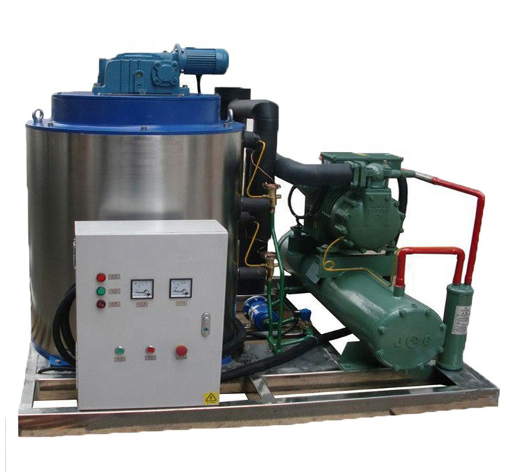 China Factory Ice Flake Machine with Ice Bin