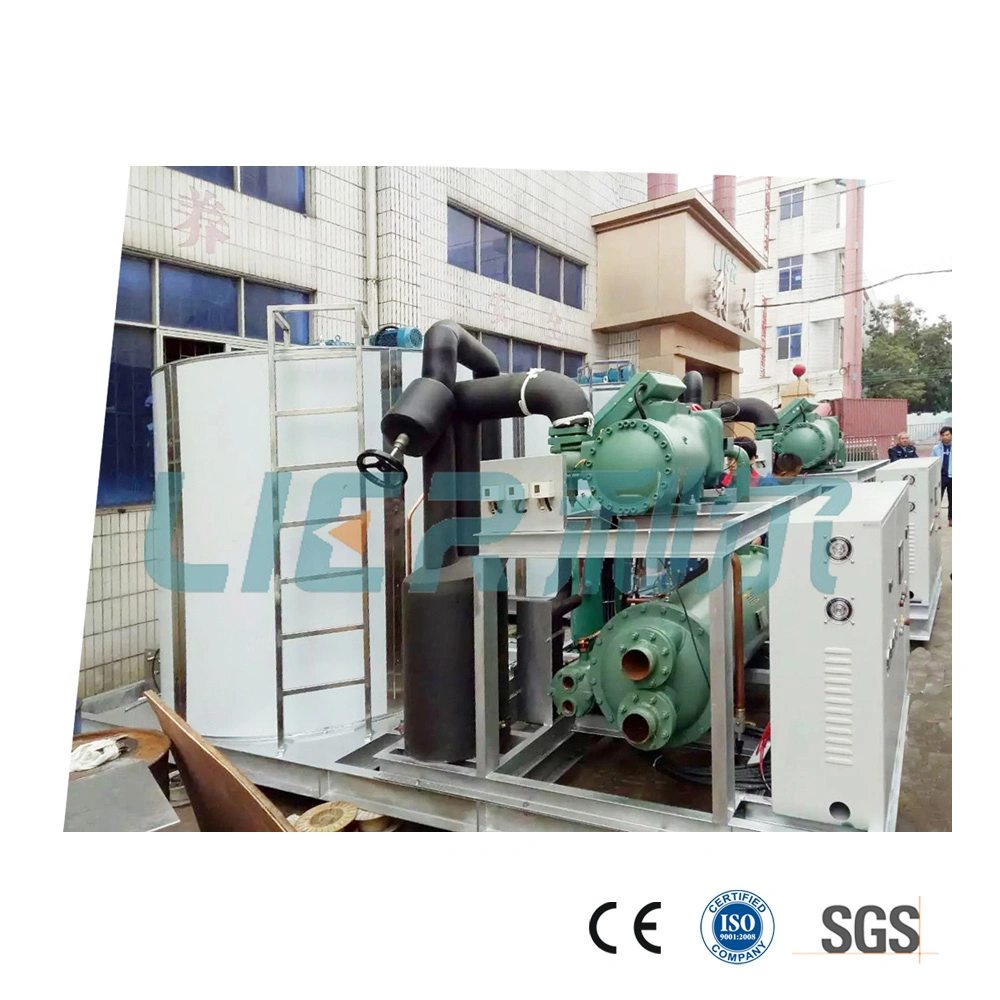 30tons Reliable Performance Flake Ice Systems Solution Industrial Flake Ice Machine