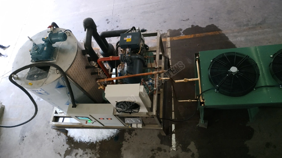 High Quality Air Cooled Flake Ice Making Machine for Slaughtering House Using Purpose