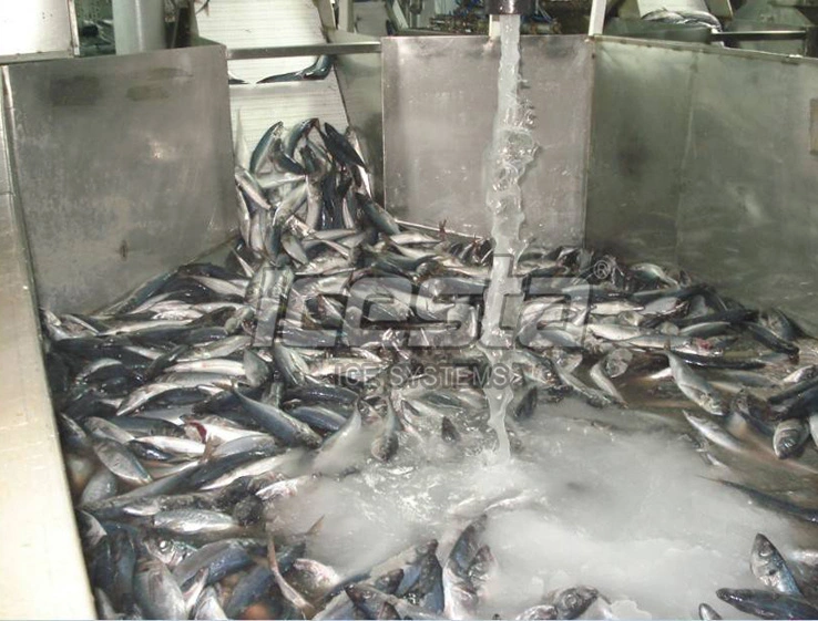 Sea Salt Water Made Liquid Slurry Ice Machine for Fish Boat Sea Food Industry