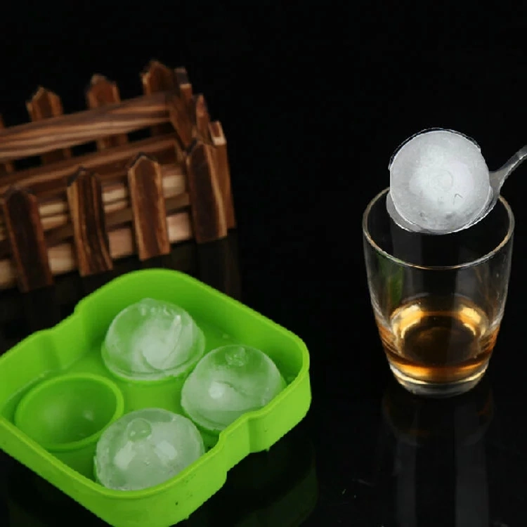 Reusable Food Grade Star Ice Wars Death Silicone Ice Ball Maker Mold Tray