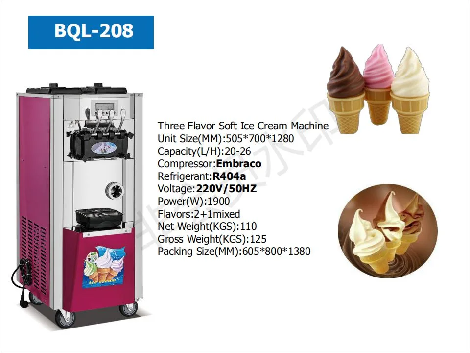 Counter Top Commercial Frozen Yogurt Soft Ice Cream Machine