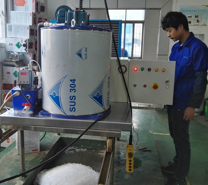 Fishing Ice Industrial Flake Ice Maker Machine 2000kg 2t for Seafood
