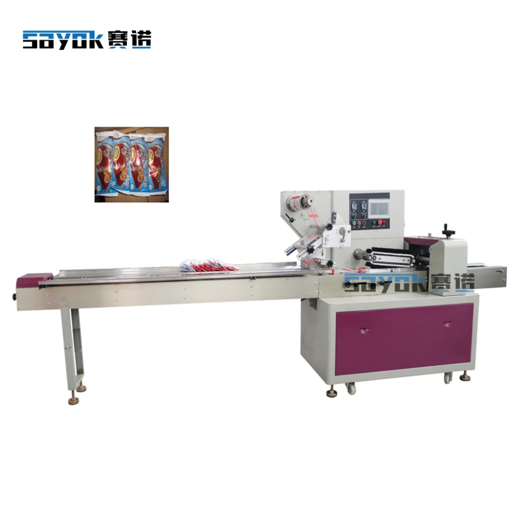 Automatic Flow Ice Cream Bar Packaging Machine Ice Lolly Stick Ice Popsicle Food Pillow Packaging Machine