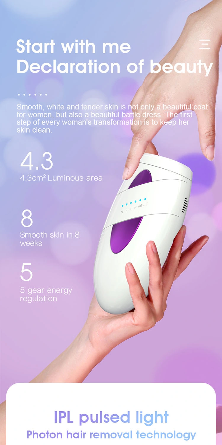 Professional at Home Women Body Permanently Hair Remover Epilator Ice Machine Portable Facial IPL Laser Hair Removal Device