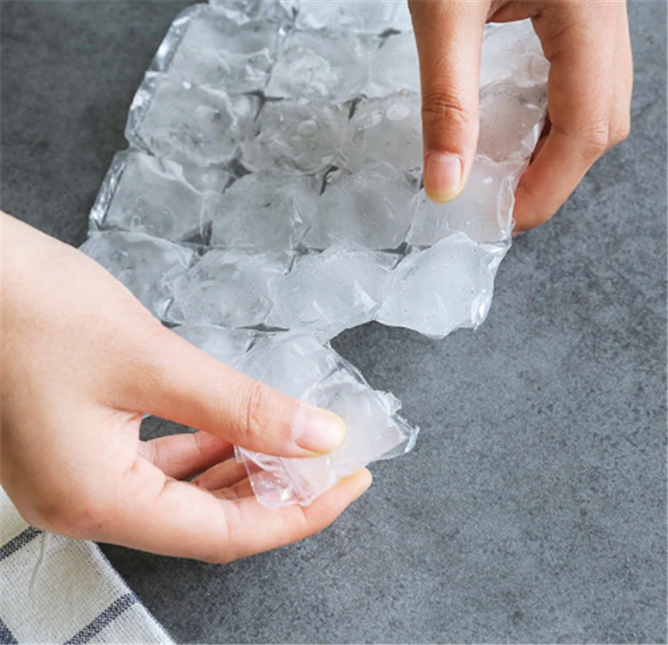 Wholesale Price PE Material Plastic Clear Ice Cube Bags Disposable Ice Bag