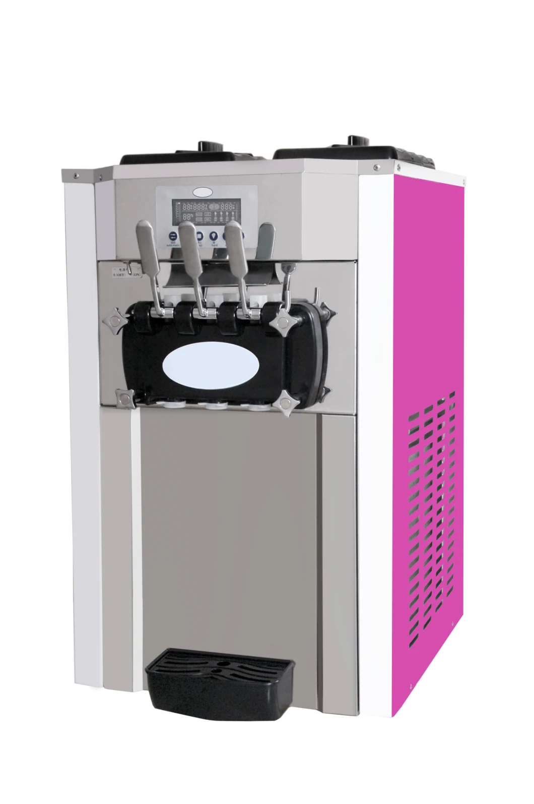 Counter Top Stainless Steel Soft Ice Cream Machine