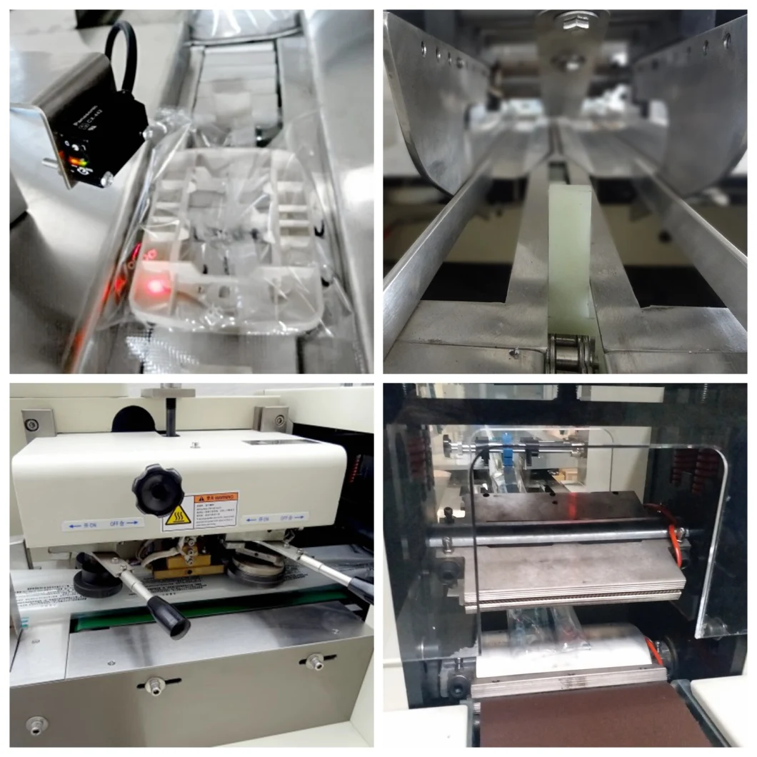 Ce Approved Flow Wrapper Packing Machine for Cookie/Bread/Ice Lolly/Rice Ball/Snack