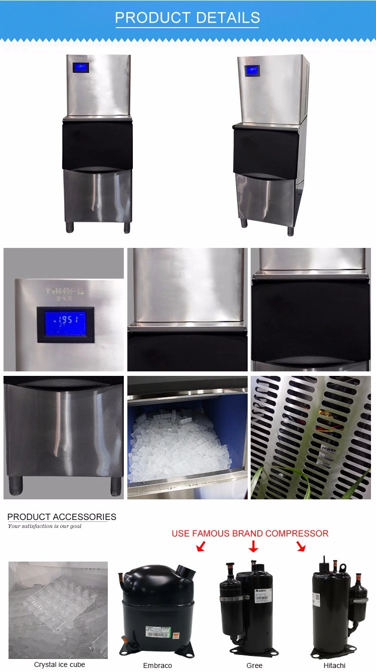 Energy Saving Elegant Appearance Commercial Ice Maker Machine