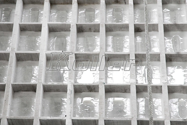 10000 Kg/Day Automatic Block Ice Machine Clean Block Ice and Automatic Ice Harvest