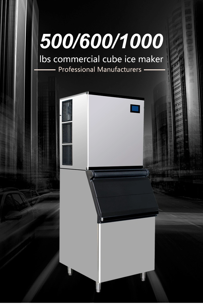 Small Commercial Ice Maker, 20kg Ice Cube Maker for Bar