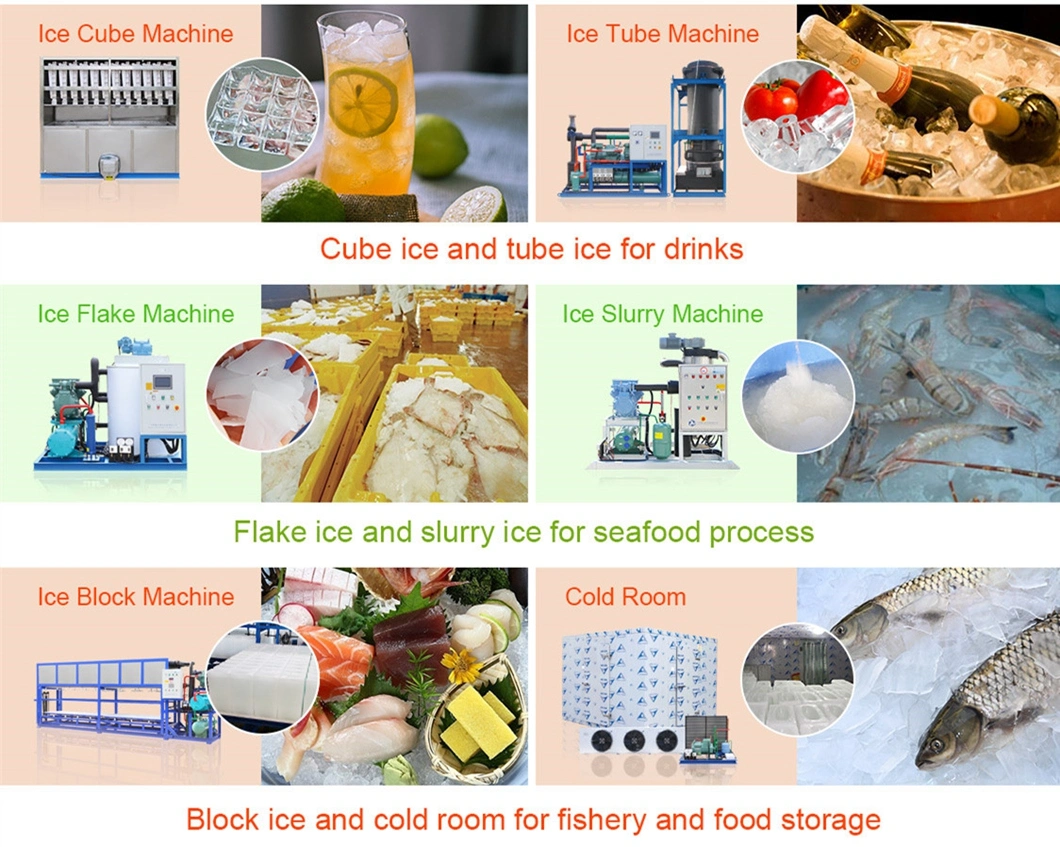 10 Tons/Day Automatic Block Ice Machine Clean Block Ice for Fish/Drinking