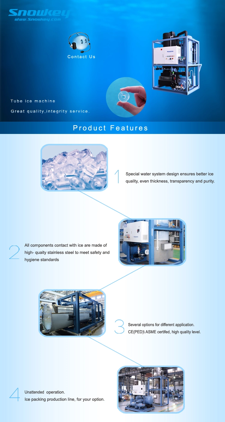 Small Automatic Fast Cooling Flowing Ice Makers