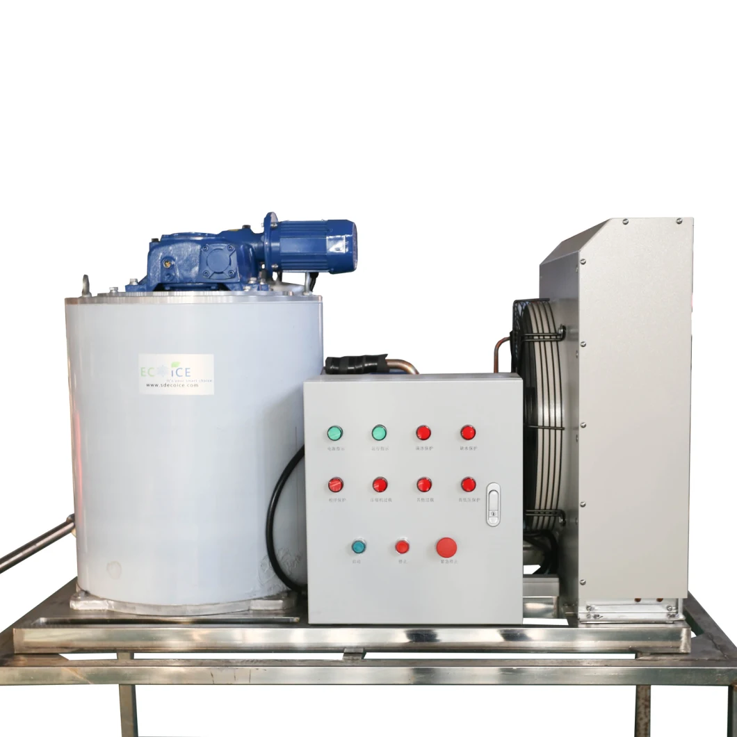 Commercial Flake Ice Machine for Fishing Industry with 300kgs / 24h Output