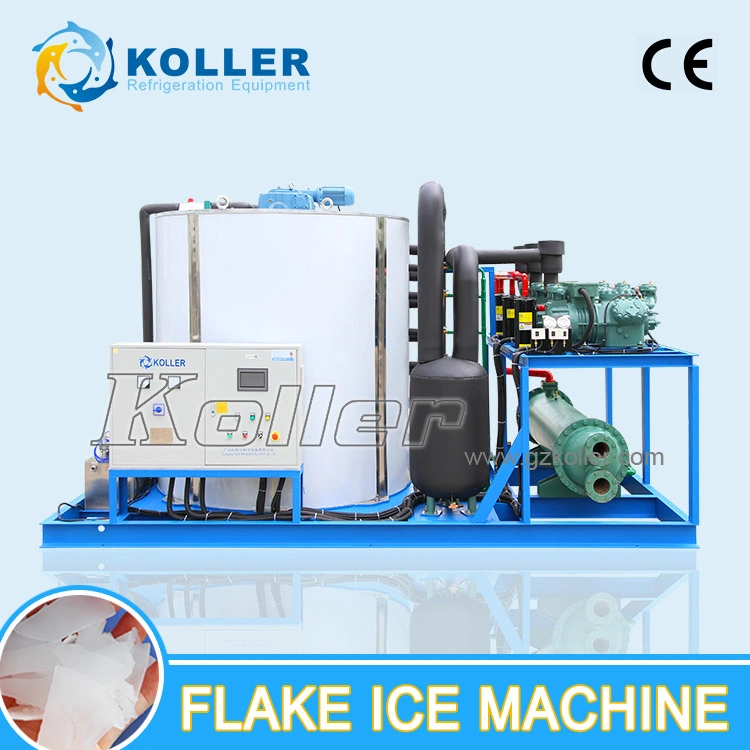 Guangzhou Koller Commercial and Home Flake Ice Machine for Fishery Cooling