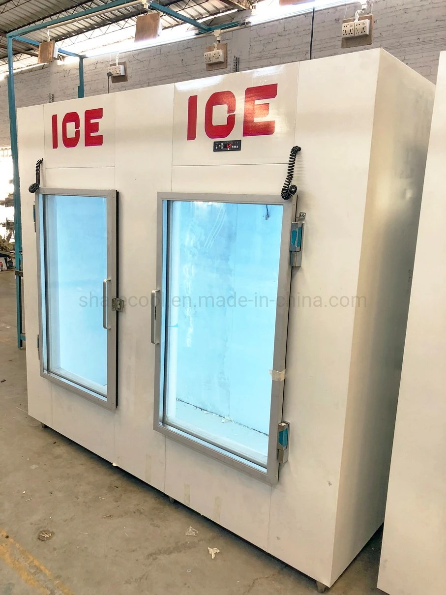Commercial Ice Storage Bin Ice Merchandiser Freezer