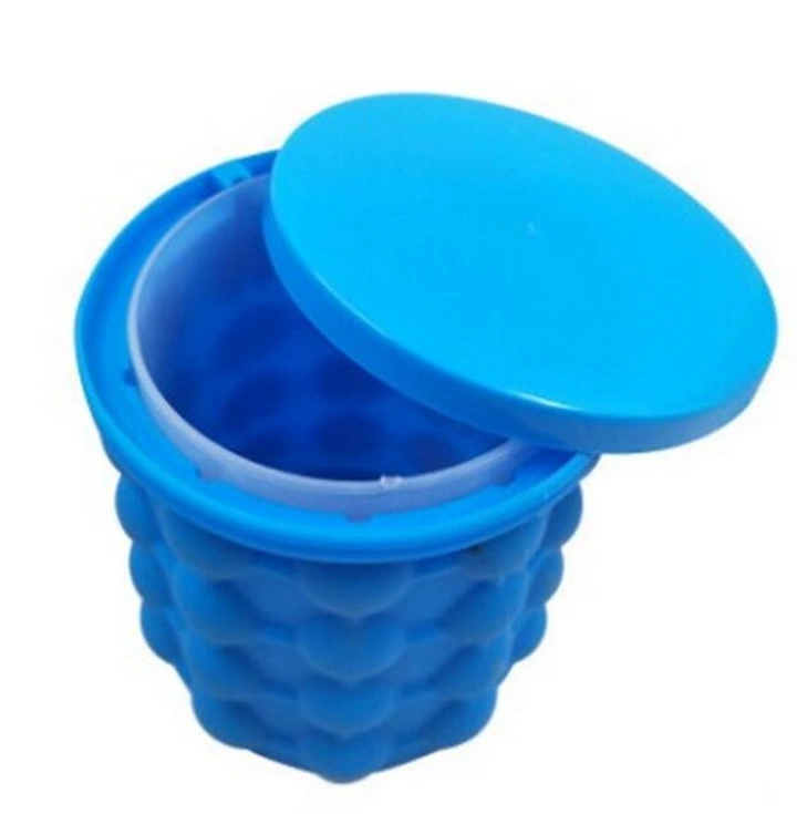 Best Seller Revolutionary Saving Space Bar Ice Cube Maker Genie Ice Cup Tongs Silicone Ice Bucket