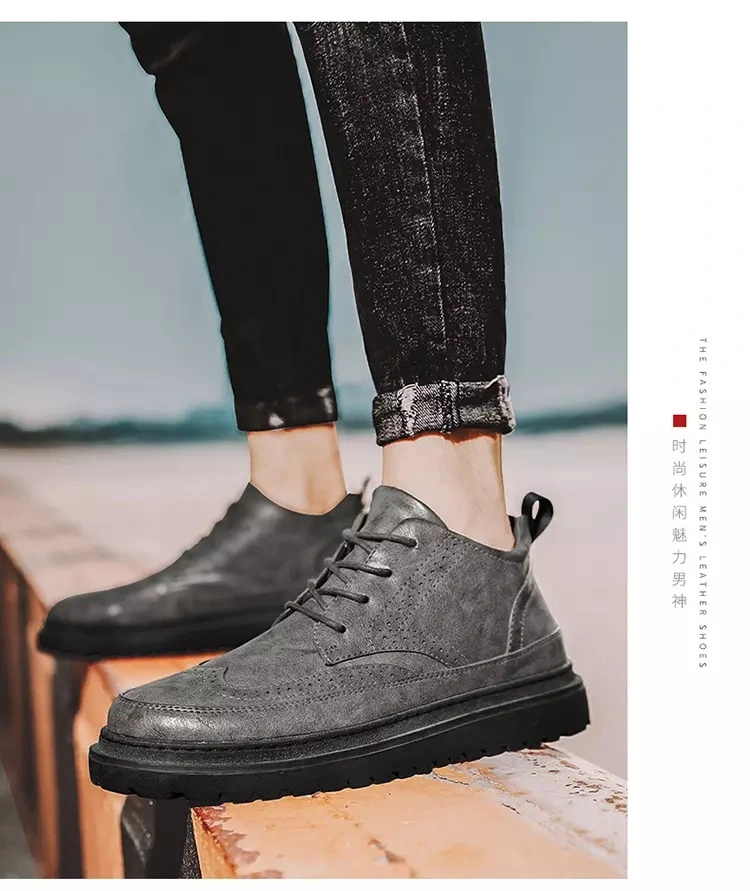 New Style Fashion Shoe Men's Shoe Casual Shoes Leather Suede Shoe