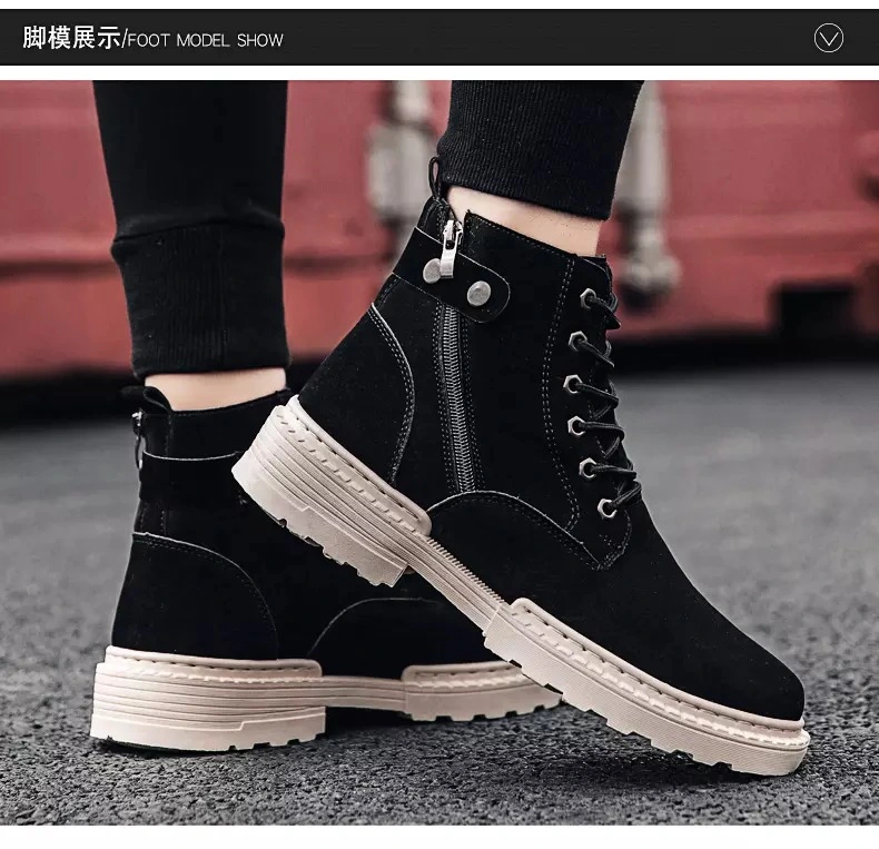 New Style Fashion Shoe Men Casual Shoe Work Boot Shoe Suede Shoe