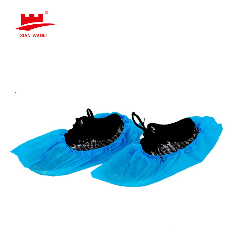 High Quality Protection Disposable CPE Plastic Shoe Cover Antibacterial PVC Shoe Cover Transparent Shoe Covers