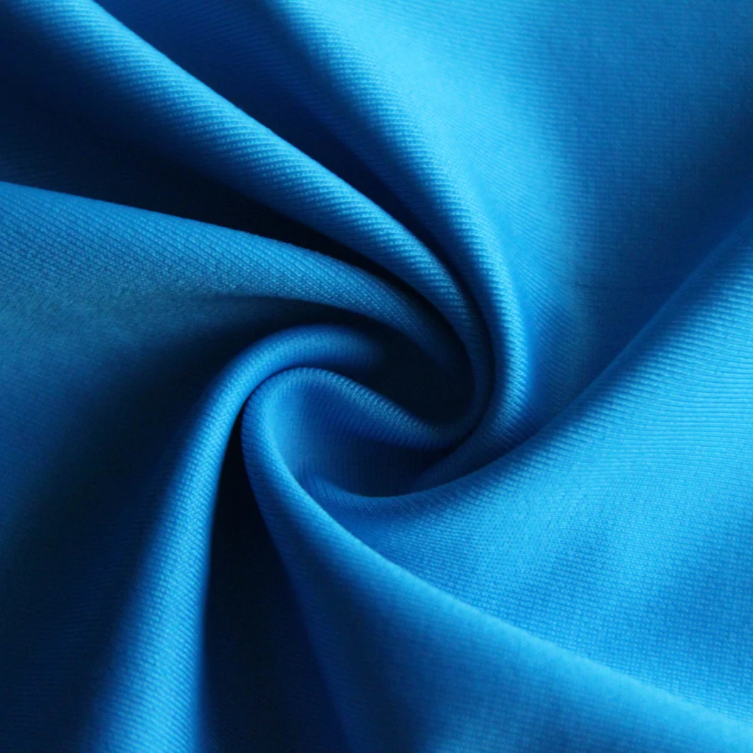 190GSM Polyester Spandex Fabric Warp Knitted with Anti-Microbial Finish for Swimwear/Sportswear/Legging