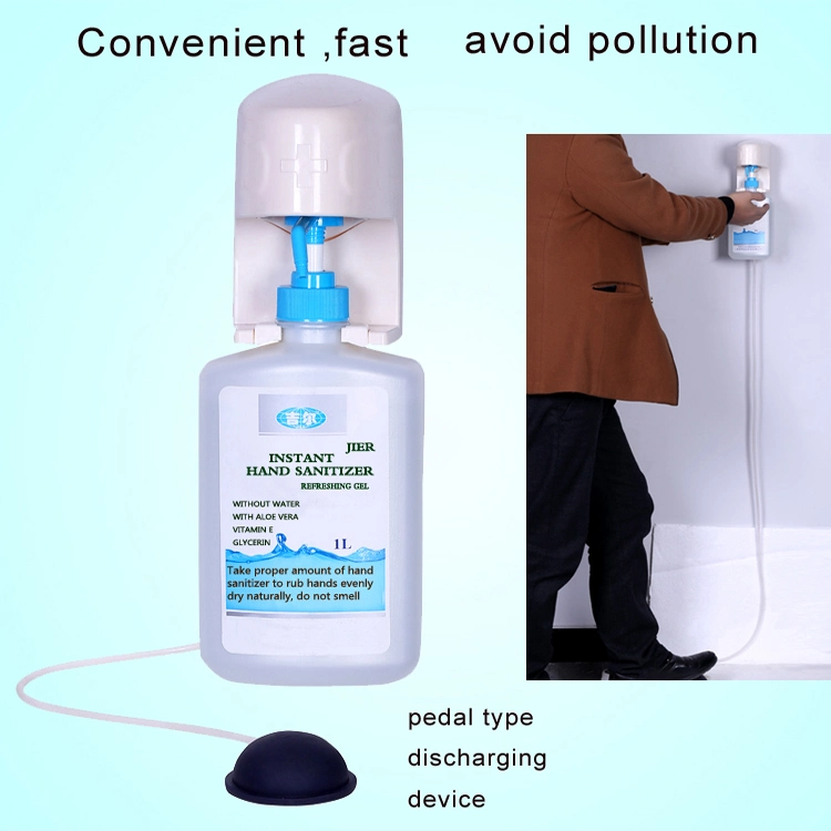 FDA Ce Approved 1000ml Antibacterial Hand Wash Instant Antibacterial 75% Alcohol Hand Sanitizer 1L