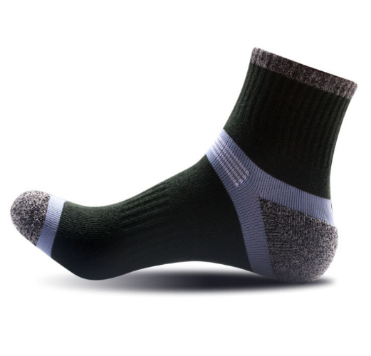 Custom Cool Elite Cotton Arch Support Mens Cushioned Ankle Sport Socks