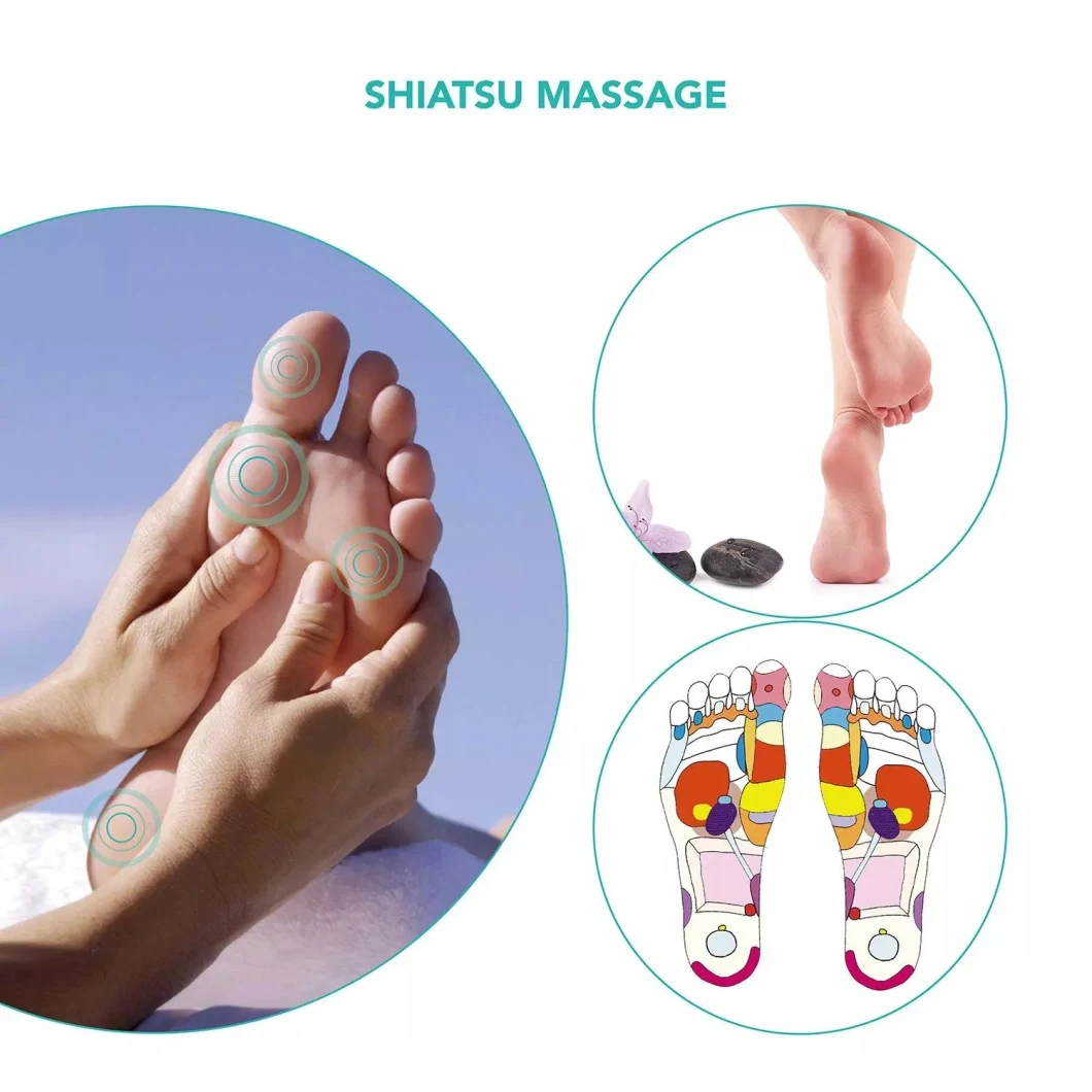 Blood Circulation Foot Massage Chair SPA Foot and Leg Massage Machine, Electric Reflexology Insoles Best Shiatsu Foot Massager