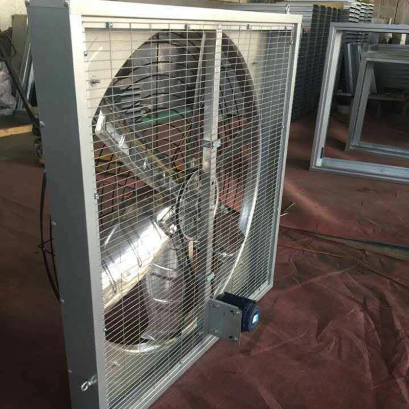 Factory Greenhouse Air Circulation Ventilator with Shutter Axial Flow Fans Industrial Air Extractor Fan