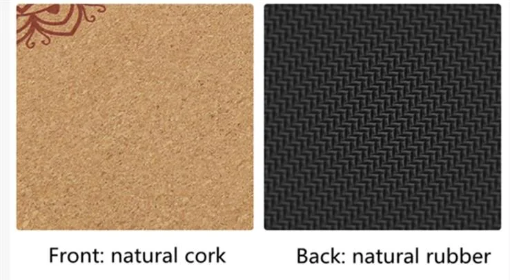 Yugland Cork Yoga Mat Cork High Quality Eco-Friendly 183*61cm TPE Cork Yoga Mat