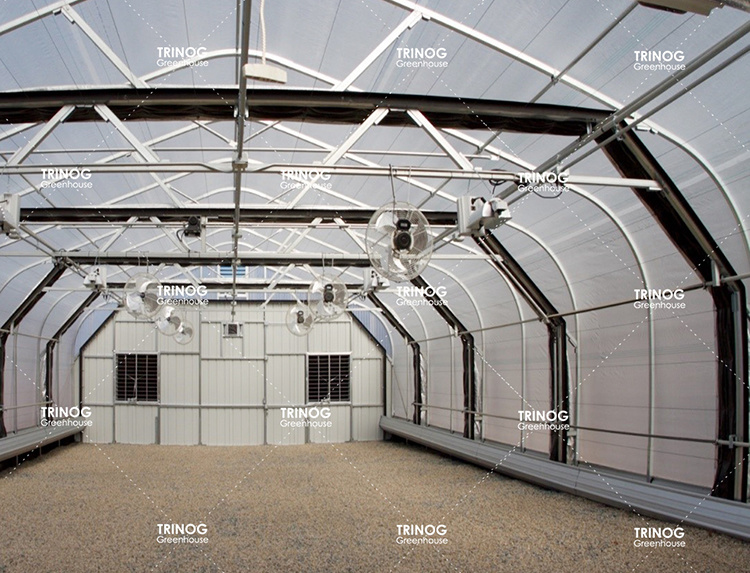 Customized light deprivation shading smart greenhouse for herb planting