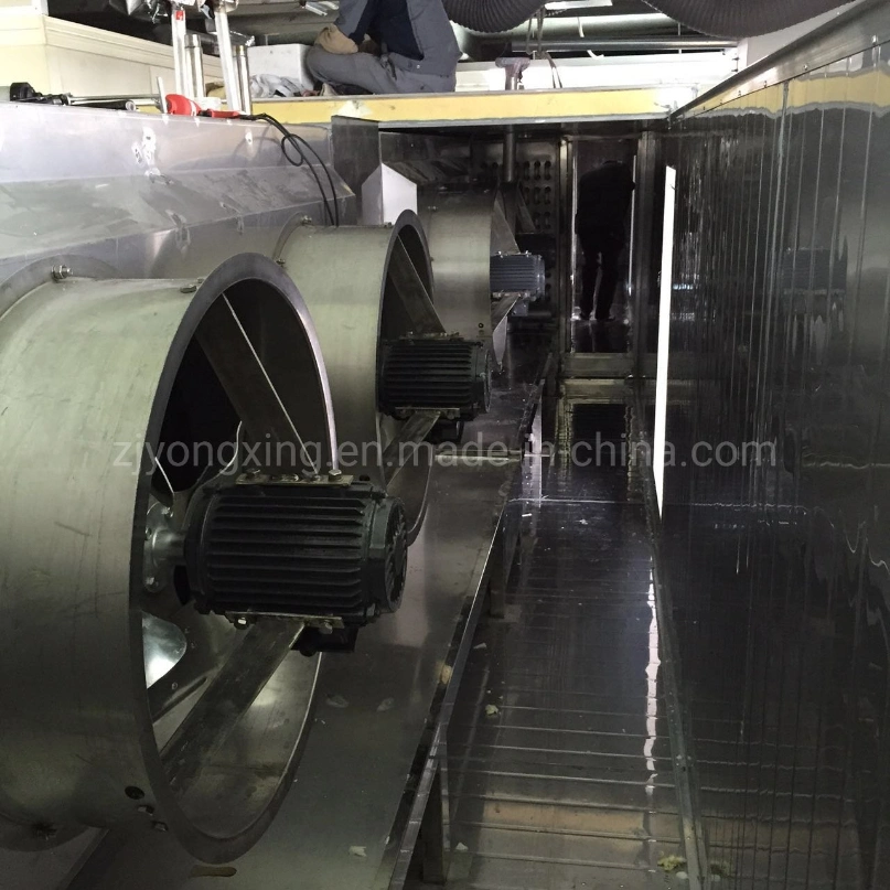 Tunnel Quick Freezing Machine/Impact Tunnel Freezer for Seafood/Meat/Poultry with High Output