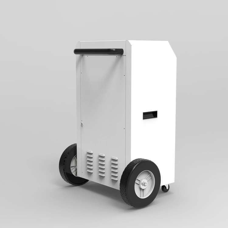 138L China Hot Sale Big Wheel Portable Industrial Greenhouse Dehumidifier Air Dryer Machine