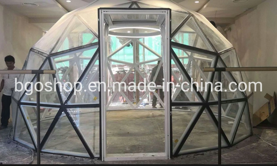 Outdoor Durable Geodesic Dome Party Event Glass Wall Tent